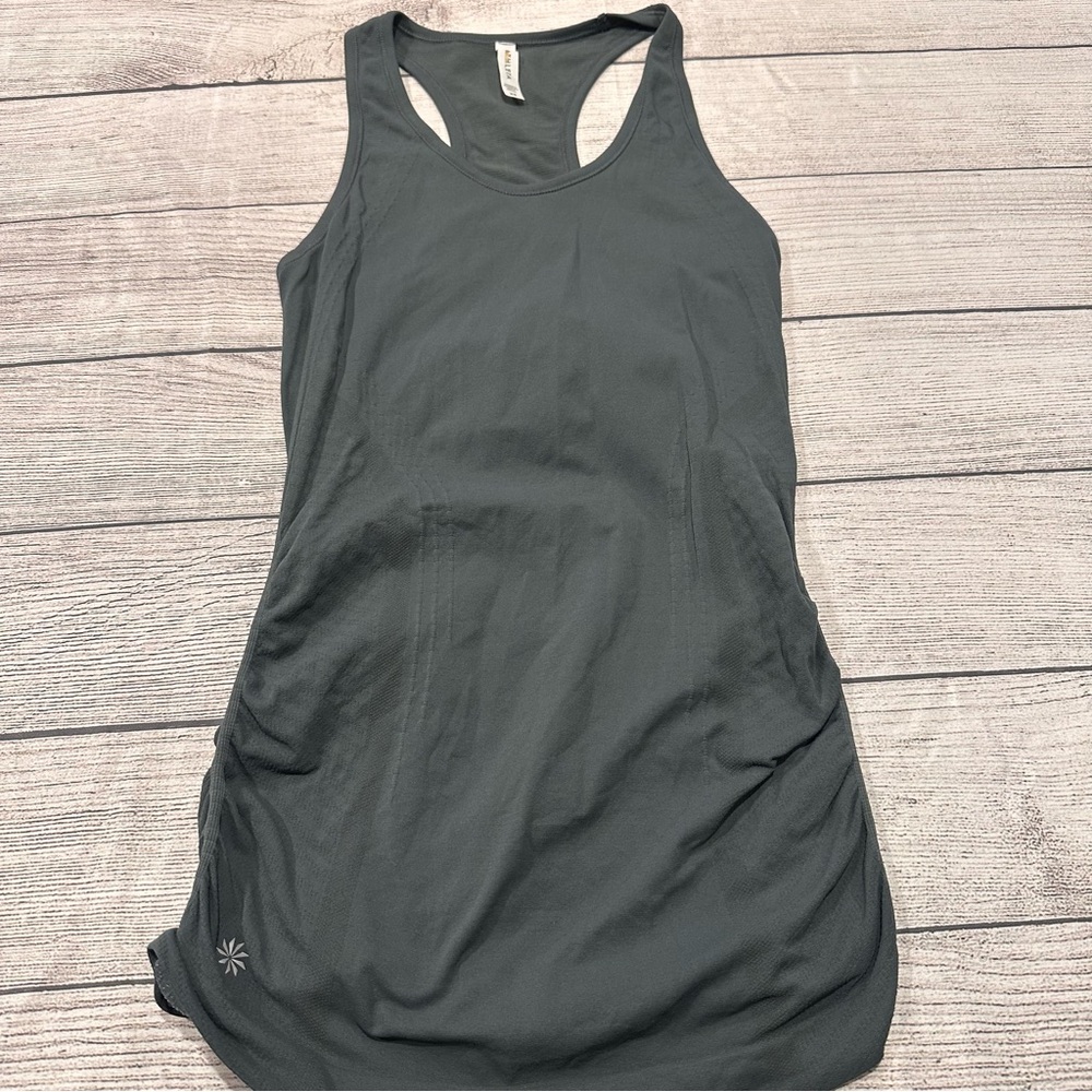 Women’s Athleta gray/green racerback tank size XS